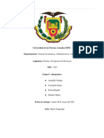 Análisis de conceptos clave en Diseño y Evaluación de Proyectos