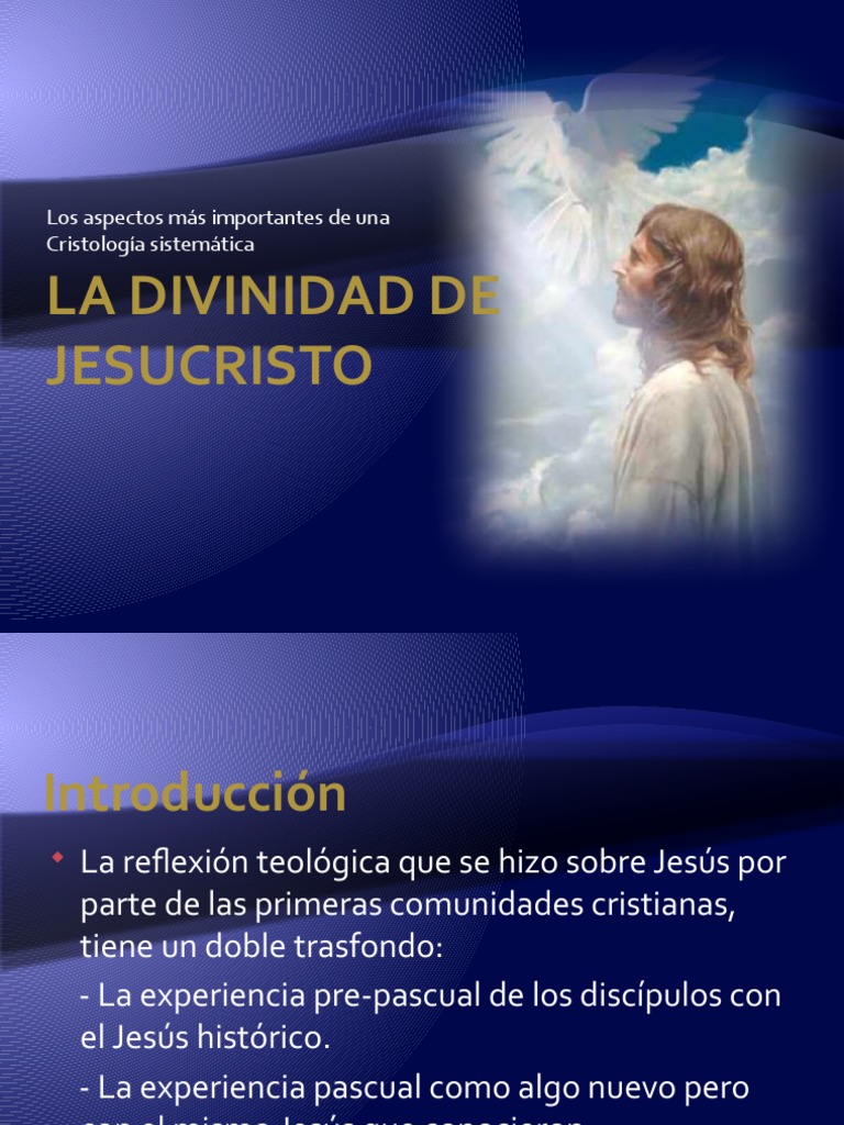 TEMA 6 - La Divinidad de Jesús | PDF | Jesús | Cristología