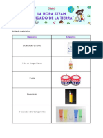 Taller Aprendiendo A Cuidar Nuestro Planeta - Materiales