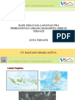 Hasil Rekayasa Lapangan Asrama Gebe Kota Ternate 21 Februari 2022