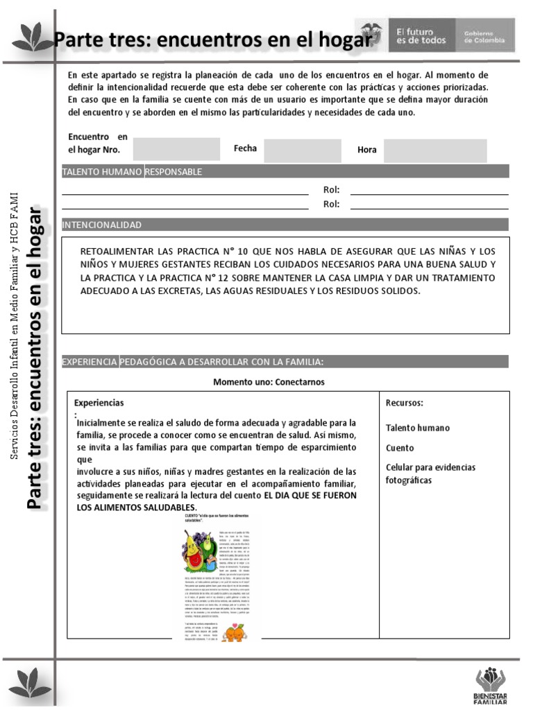 Encuentros Educativos en el Hogar FAMI | PDF