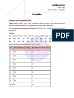 Revision Note - Matematika Kelas 4 - Statistika