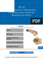 NIC 26 Contabilización e Información Financiera Sobre Planes de Beneficio Por Retiro