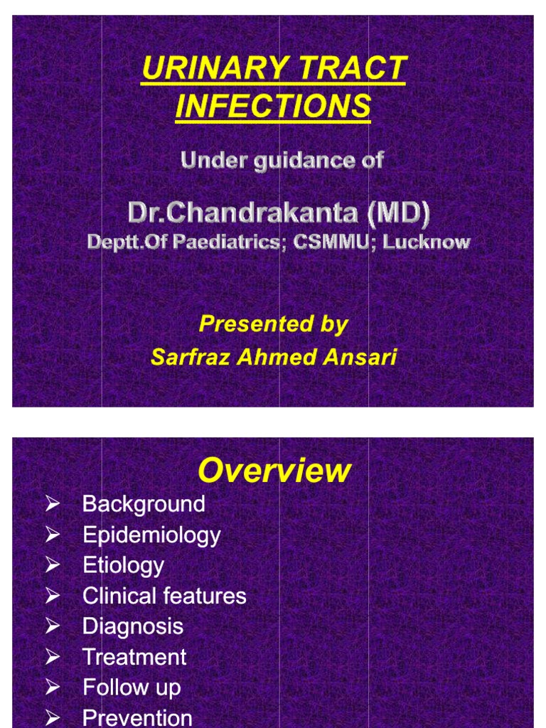 UTI in Children PDF Urinary Tract Infection Urology