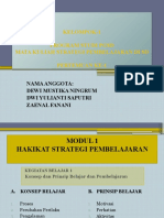 Kelompok 1 Strategi Pembelajaran