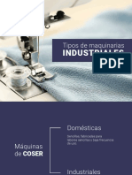 Máquinas industriales costura