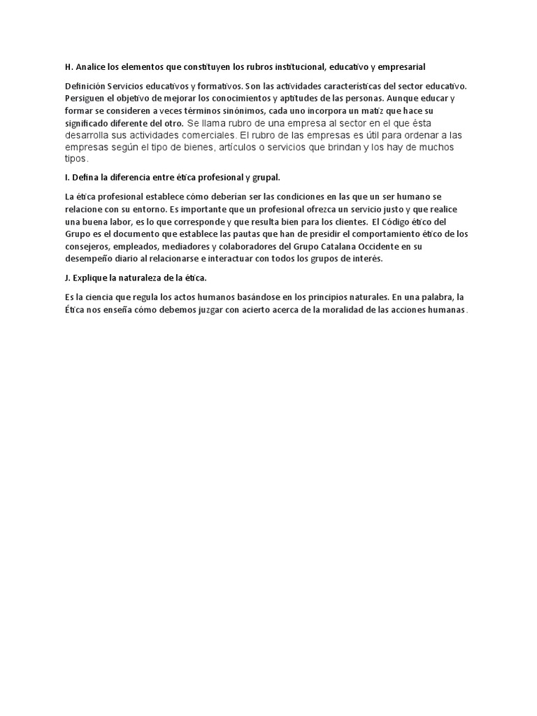 ETICA | PDF | Crecimiento personal y profesional | Negocios