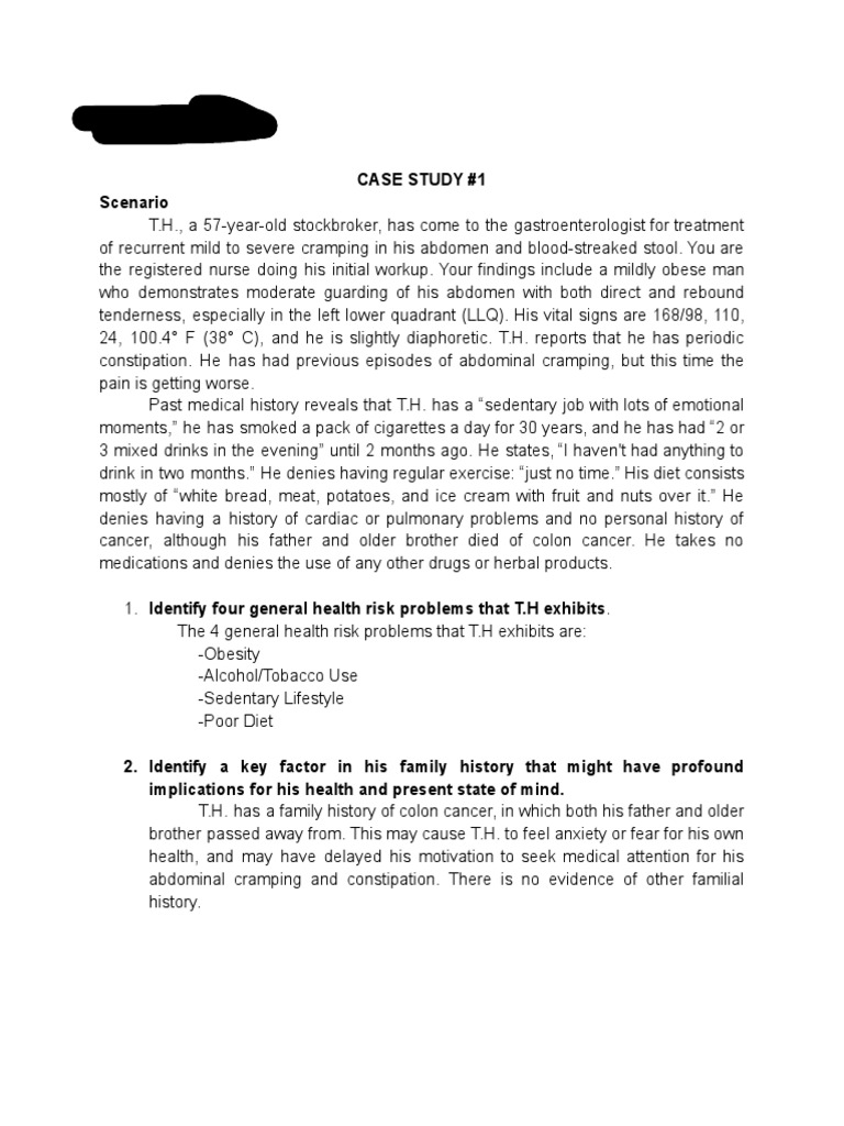 Acute Diverticulitis Case Study Analysis | PDF | Clinical Medicine ...