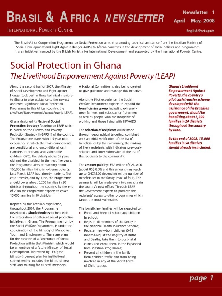 Social Protection | PDF | Social Protection | Africa