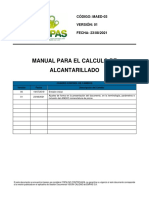 Maed 03 01 Manual para El Calculo de Alcantarillados