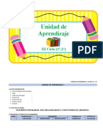 Unidades de Aprendizaje - Iii Ciclo (1°, 2°)