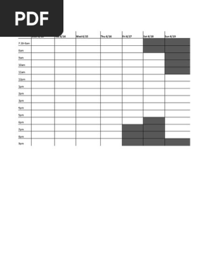 Sign Up Sheet