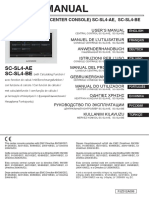 User'S Manual: SC-SL4-AE SC-SL4-BE