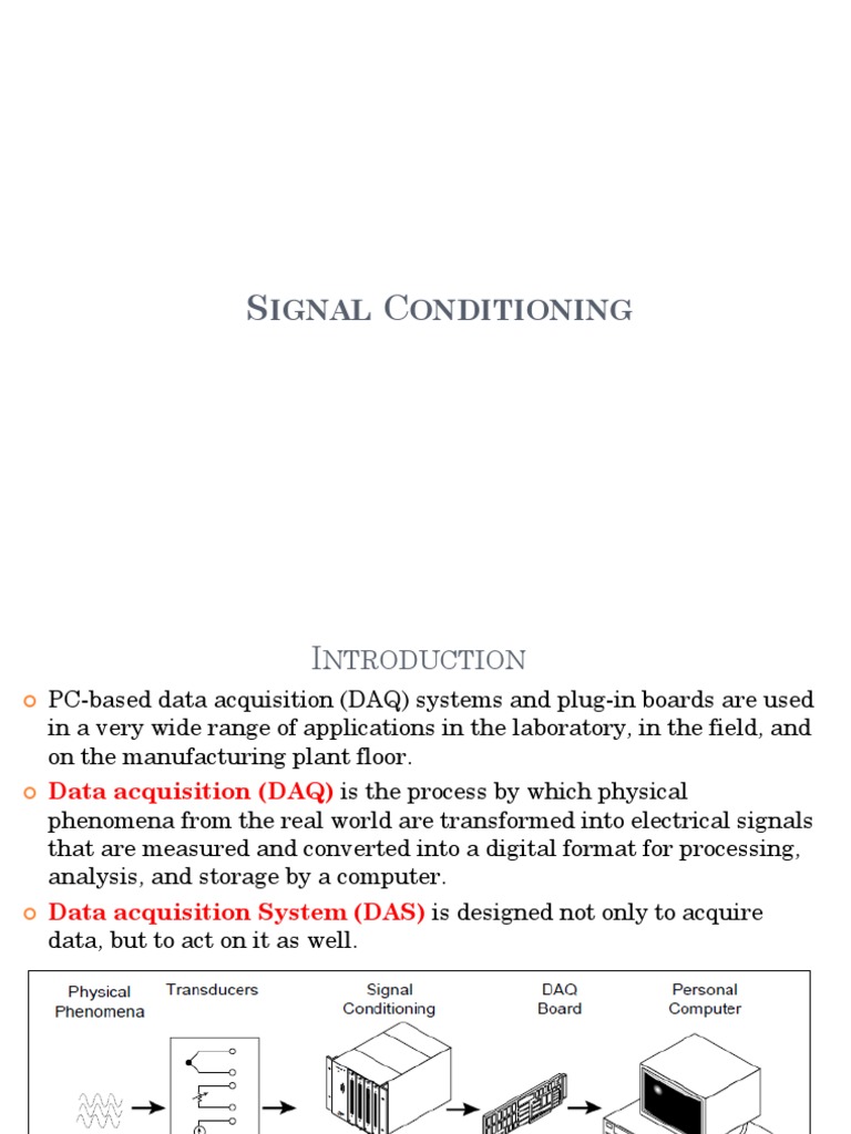 Lecture3Signal Conditioning PDF Amplifier Operational Amplifier