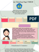 Pemanfaatan Teknologi UMKM 