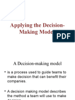 Applying The Decision-Making Model