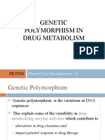 Genetic Polymorphism in Drug Metabolism