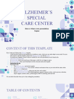 Alzheimer's Special Care Center by Slidesgo