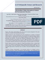 The Etiological Understanding of Spine Deformities in Patients With Neuromuscular Disorders