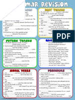 Present Tenses Past Tenses Future Tenses Questions Modal Verbs and Pronouns