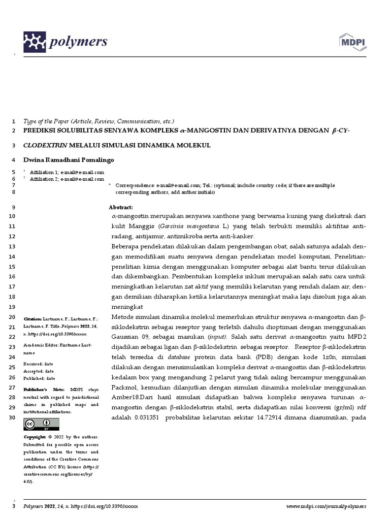 Template Jurnal | PDF