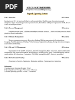 4th Sem B - Tech CSE Syllabus