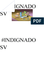#Indignado SV