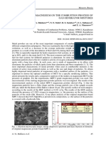 The Effect of Magnesium On The Combustion Process of Gas Generator Mixtures