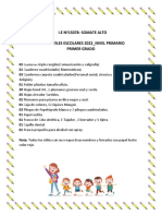 Lista de Utiles - 1ºgrado Florinda