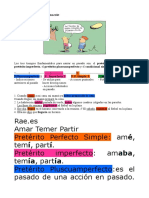 Tiempos Verbales de La Narración