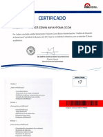 Certificado ASIS