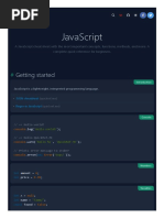 JavaScript Cheat Sheet & Quick Reference