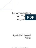 39785081 a Commentary on Theistic Arguments Ayatullah Jawadi Amuli