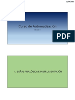 Curso Automatización Módulo II Señales Analógicas Digitales