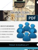 Topic-The Hawala Scam