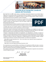 MEP-SC-DOC-001 PoliItica para PrevencioIn de La CorrupcioIn LAFT VersioIn Corta y Completa-3 Idiomas 2