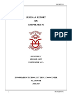 Seminar Report On Raspberry Pi