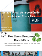Estado actual de la gestión de residuos en Costa Rica