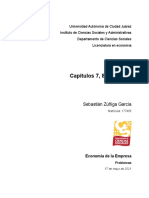 Universidad Autónoma de Ciudad Juárez Licenciatura en economía Capítulos 7, 8, 9, 11 y 12