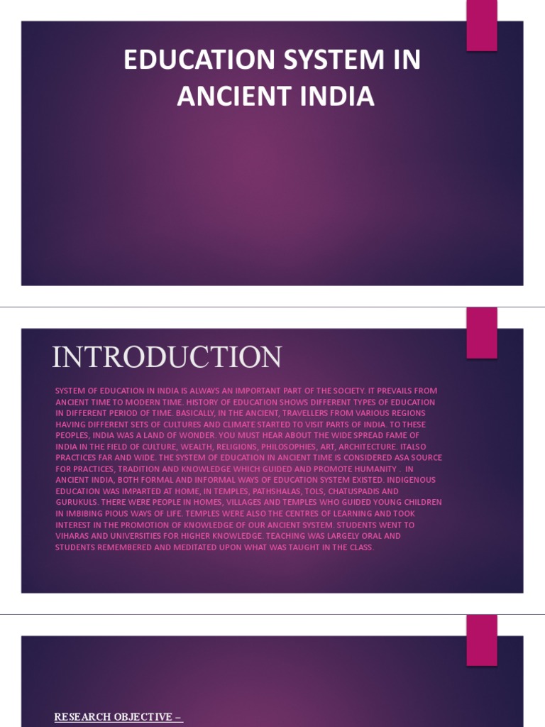 Education System in Ancient India | PDF | Teachers | Guru