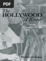 The Hollywood I Knew - A Memoir - 1916-1988 (Scarecrow Filmmakers Series) (PDFDrive)