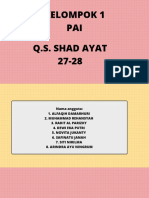 Kelompok 1 PAI Q.S. Shad Ayat 27-28