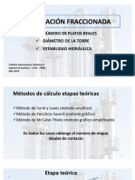 Operaciones Unitarias 2 - Destilación - Estabilidad Hidráulica