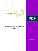 History of Feminism in Kenya
