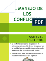 El Manejo de Los Conflictos