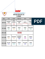 Horarios Primaria 6to