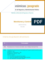 Monitoreo y Control - Material de Clase