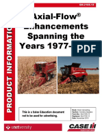 Axial-Flow Enhancements Spanning The Years 1977-2013: This Is A Sales Education Document Not To Be Used For Advertising