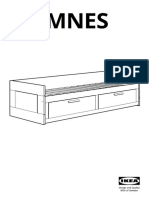 Inenassembly Instructionsbrimnes Day Bed Frame With 2 Drawers White AA 2316695 2 100 PDF
