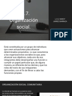 Organizaciones comunitarias y procesos sociales